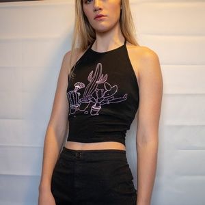 Super cute Cactus crop top